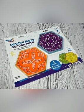 hand2mind Mindful Maze Garden Pack Activity Toy Ages 3+ 2 Mazes 4 Patterns NEW